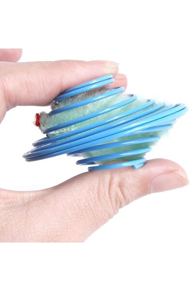 MenSak Buffer ®   Spring Metal Mouse Cage Cat Play Ball Bounce Spiral Cat Ball