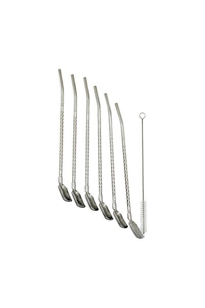 ChenSea Mrt 7Pcs - 6Pipet + 1Cleaning Brush Celk Spoon Pipet Art