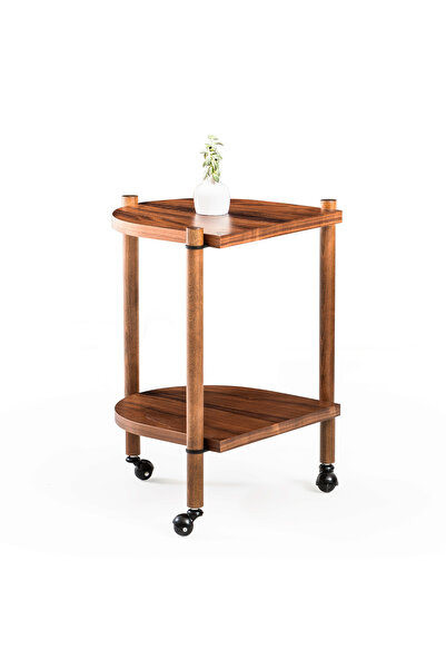 LAGOMA Cosmos Modüler Yan Sehpa - Doğal Ceviz Kaplama