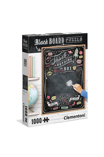 CLEMENTONI Blackboard Adult Puzzle - Think Outside the Box - 1000 Pieces