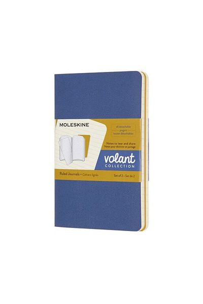 Moleskine Volant Jnls Pk Rul Forget.Blue Amber.Ylw