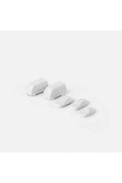 Jordania White Eshel Car - 1/300 6 Pieces