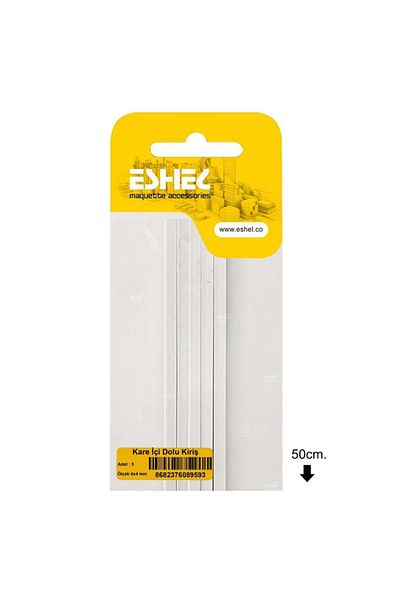 Jordania Eshel Square Hollow Beam 5 Pieces 4X4 mm