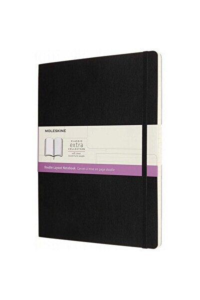 Moleskine Notebook XL Rul-Pla Black Soft