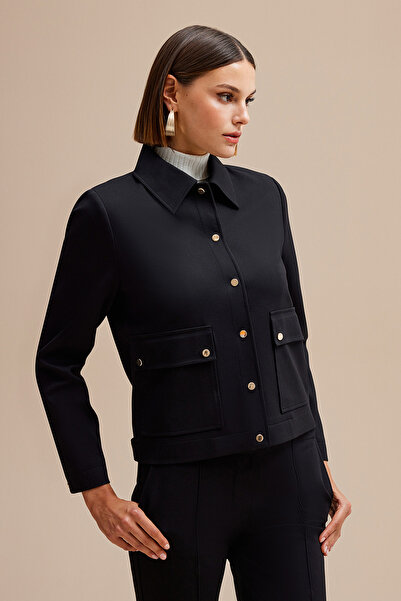 Naramaxx Çıtçıt Detaylı Örme Ceket