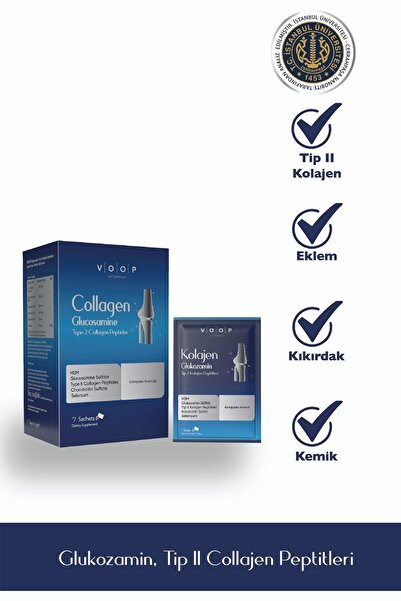 VOOP Kompleks Formülü Tip 2 Collagen Glukozamin - 7 Toz Saşe
