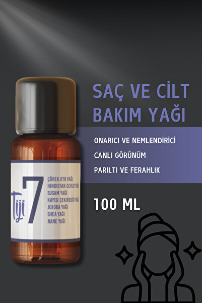 Tiji Garden رقم: 7 ميراكلوسلوف - 100 مل زيت للعناية بالشعر والبشرة، مرمم ومغذي