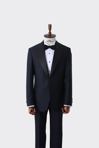 Kadir Büyükkaya Modern Designed Men's Double Breasted Tuxedo Suit-Kaw1564S