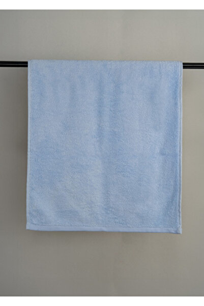 Arelina Textile منشفة حمام من الخيزران باللون الأزرق مقاس 50x90