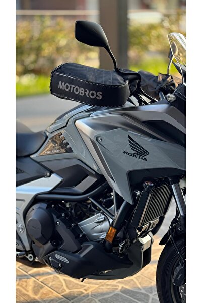 Motobros Honda Cbf Motosiklet El Koruma Kılıfı Reflektörlü ve İçi Yünlü Su Ge...