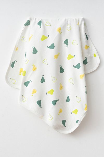 yukobaby bebeğiniz için en doğalı 80*90 cm Cotton Baby Blanket - Sweet Pear and Elmala Yj5785E