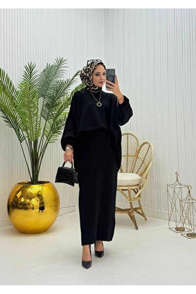 My Güzide Oversize Women's Knitwear Skirt Set
