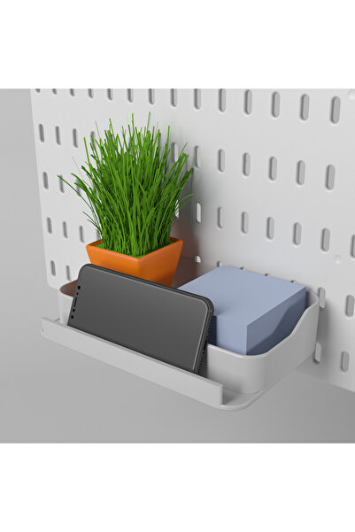 SMİLESEPET ÇOK AMAÇLI ORGANİZATÖR PANO PARÇASI KUTU - RAF  11 X 17 CM BEYAZ