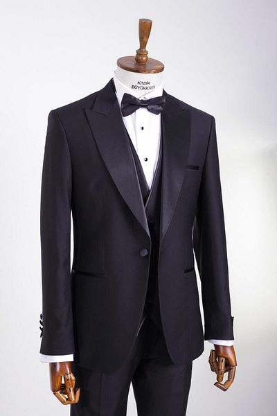 Kadir Büyükkaya Men's Tuxedo Vest Suit - Elegance and Comfort Kaw1551S