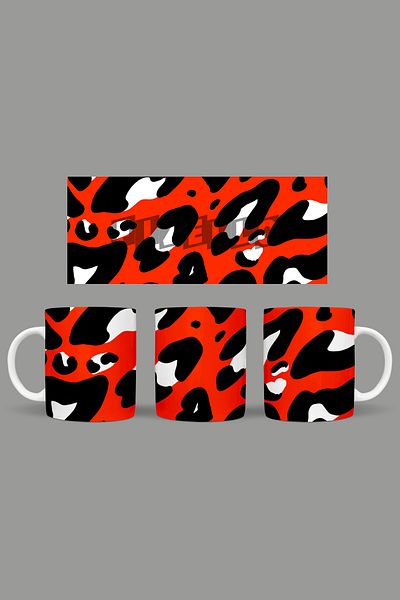 Fizello نمط الفهد / كوب بطابع الفهد