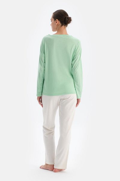 Dagi Women's Cycling Neck Pjama Top