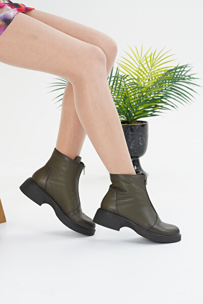 MİRATERLİK ORTOPEDİK TERLİK VE AYAKKABI Γυναικείες δερμάτινες μπότες Mira Ορθοπεδική σόλα Εξαιρετικά άνετες ειδικές μπότες με σόλα Termolight