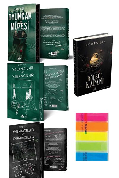 Ephesus Yayınları EMRE GÜL SETİ Oyuncak Müzesi yalancılar Yabancılar 1 - 2 bü...