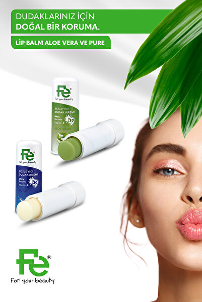 Fe ALOE VERA VE PURE LİP BALM