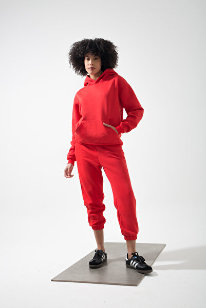 muub's Sea Three Thread Hoodie Oversize Hooded Cotton Inside Ribbed Elastic Leg Tracksuit Set