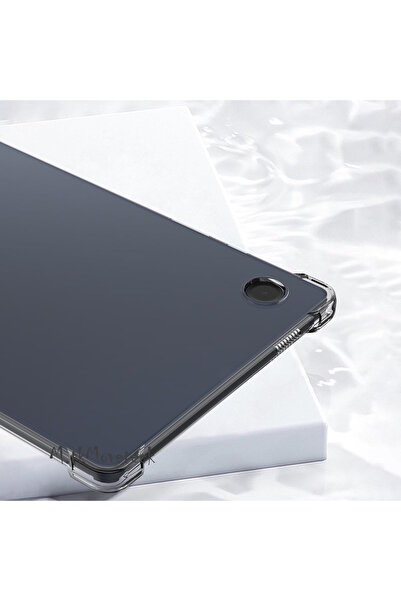 m.tk moveteck Samsung Galaxy Tab A9 Plus Tablet Kılıfı Köşe Korumalı Antishock Şeffaf Silikon Sm-x210 X213
