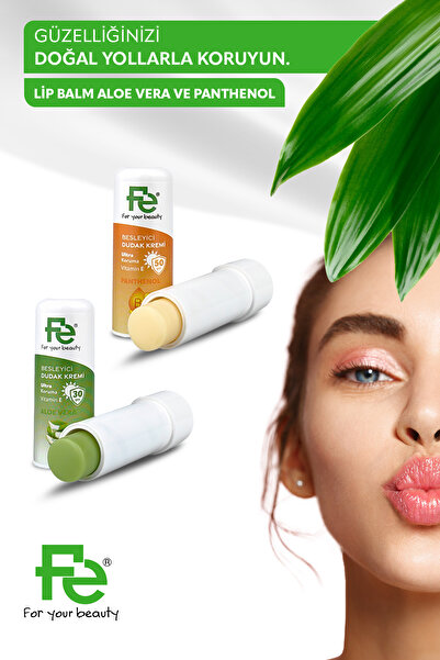 Fe LİP BALM ALOE VERA VE PANTHENOL