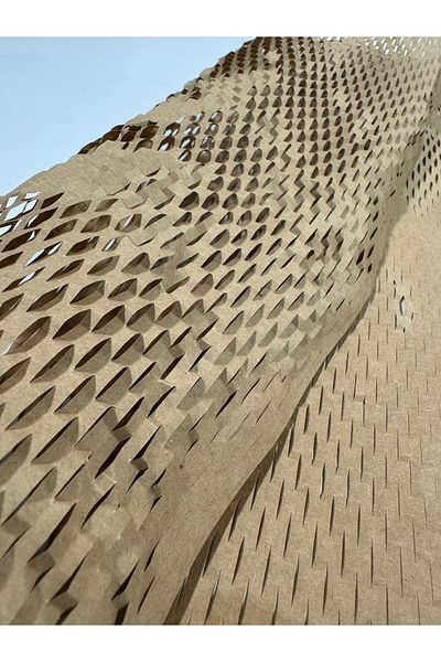 weloveis 50Cmx50Meter Flower Bouquet - Honeycomb and Kraft Paper, Product Protective Material