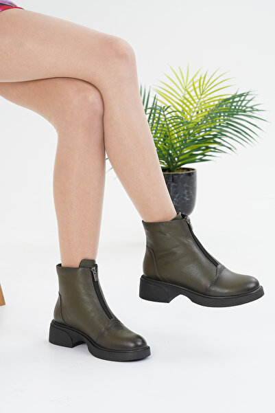 MİRATERLİK ORTOPEDİK TERLİK VE AYAKKABI Γυναικείες δερμάτινες μπότες Mira Ορθοπεδική σόλα Εξαιρετικά άνετες ειδικές μπότες με σόλα Termolight