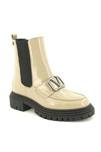 Venüs Kadın Maskülen Rugan Deri Bot Vizon 2253802K