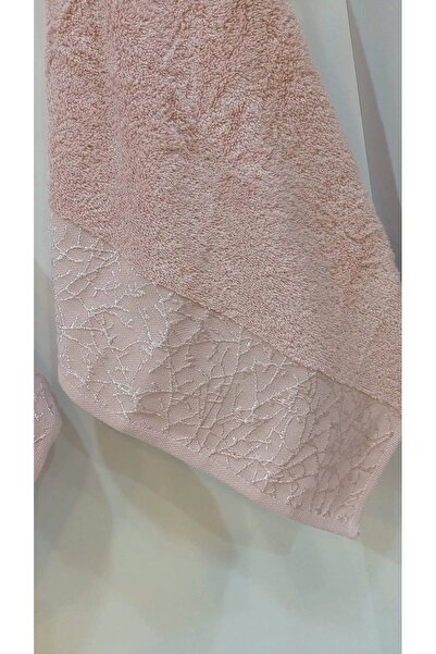 NİVEMESHOME Linens Рожевий рушник для обличчя 50*85 Karacan