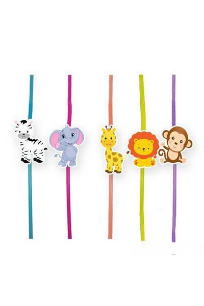 Parti Dükkanım Safari Artistic Pipette (10 Pieces)
