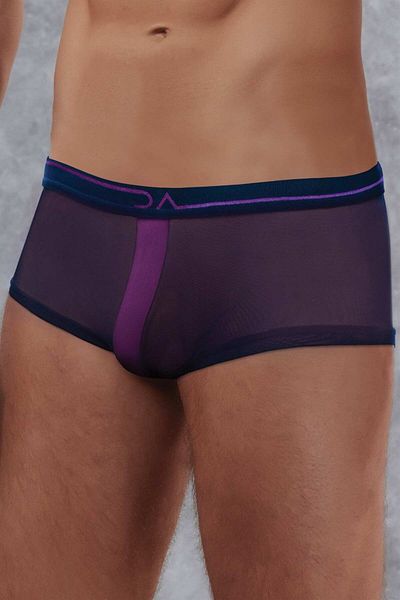 Doreanse Ανδρικό Modal Navy Blue διαφανές Mini Leg Boxer 1586