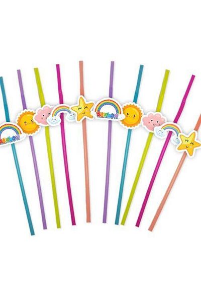 Parti Dükkanım Rainbow Artistic Pipette 10 Pieces
