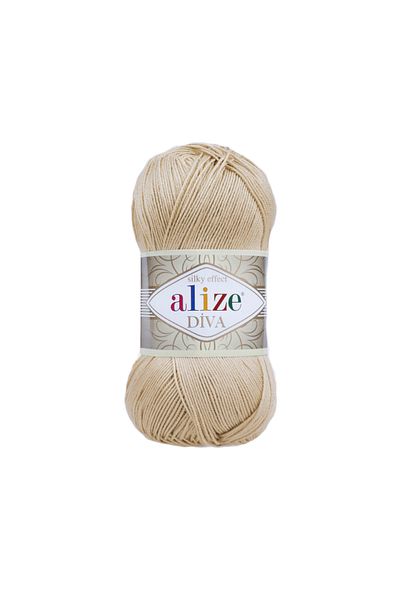 Alize Diva 368 Amigurumi Hand Knitting Floss 1Pcs Mercerized Thin String Summer Bikini Blouse Knitting String Knitting Crop