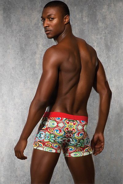 Doreanse Ανδρικές τσάντες Modal Multi-Colored Printed Normal Leg Boxer 1885