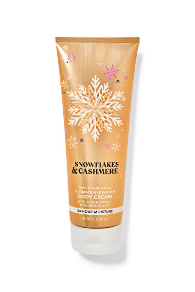 Bath & Body Works كريم الترطيب الفائق للجسم بخلاصة رقاقات الثلج والكشمير