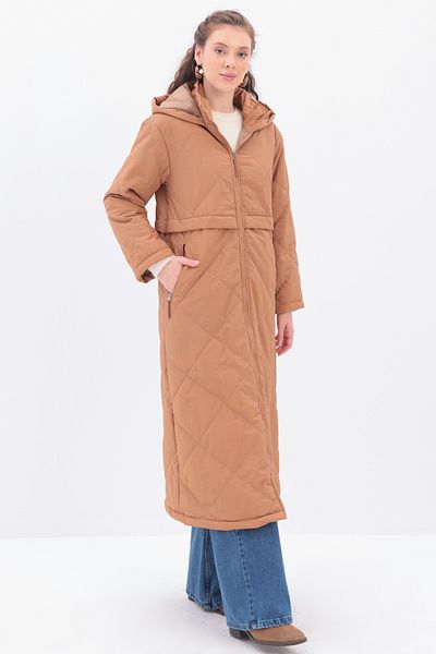 ALLDAY Hooded Quilted Coat