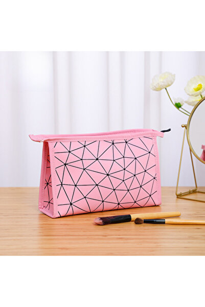 DEKOHOP Makyaj Kozmetik Bakım Malzemesi Çantası Organizer Sıvı Dayanıklı Seya...