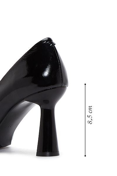 Derimod Black Patent Leather Women's Stiletto - Thin Heels 23wfd131118