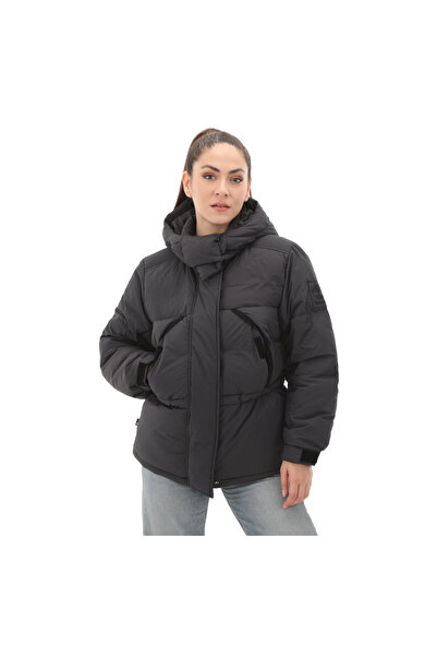 Timberland معطف منتفخ أسود للنساء من Howker B0a5zau0011-r