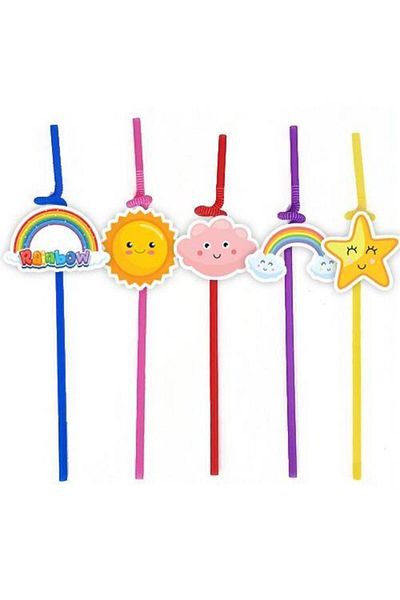 Parti Dükkanım Rainbow Artistic Pipette 10 Pieces