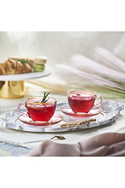 SELKA HOME Valery 4'lü Çay Fincan Takımı