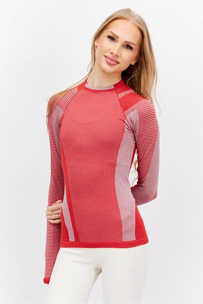 adidas Y-3 By Yohji Yamamoto Women Sportswear Fit Long Sleeve Training Top, Red