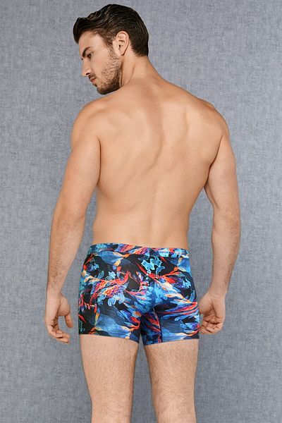 Doreanse Ανδρικό Modal πολύχρωμο εμπριμέ Regular Leg Boxer 1851