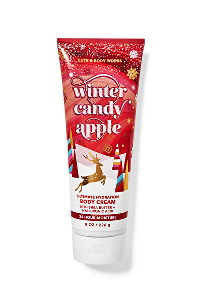 Bath & Body Works كريم الترطيب الفائق للجسم بنكهة حلوى التفاح الشتوية
