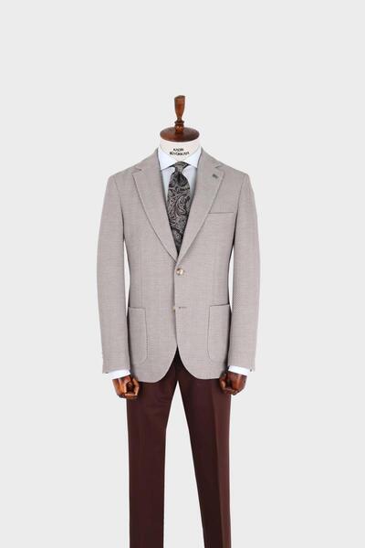 Kadir Büyükkaya Kırlangıç Yaka Erkek Ceket-KAX5118S