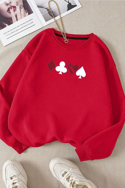 Moda Glo Hanorac unisex din bumbac cu guler rotund Breek The Rules