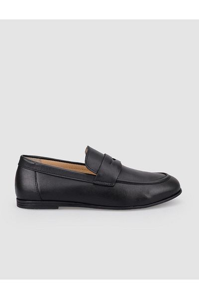 Cabani Loafer de damă 100% piele naturală neagră