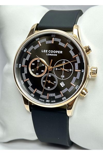 Lee Cooper Original Waterproof Silicone Cord Function Men's Wrist Watch