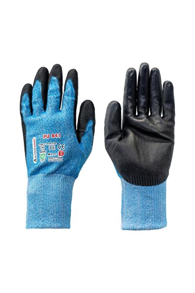 ACTIVEHAND Pu841 (E) قفاز مقاوم للقطع رقم: 10 زوج واحد